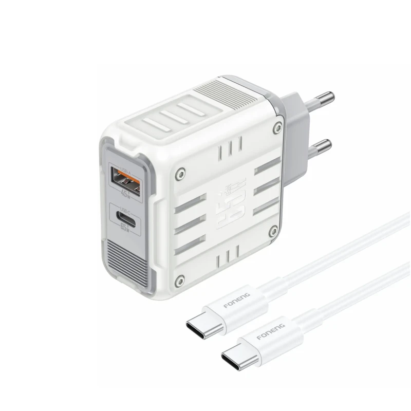 65W Complete Fast Charging Adapter with Type-C Cable