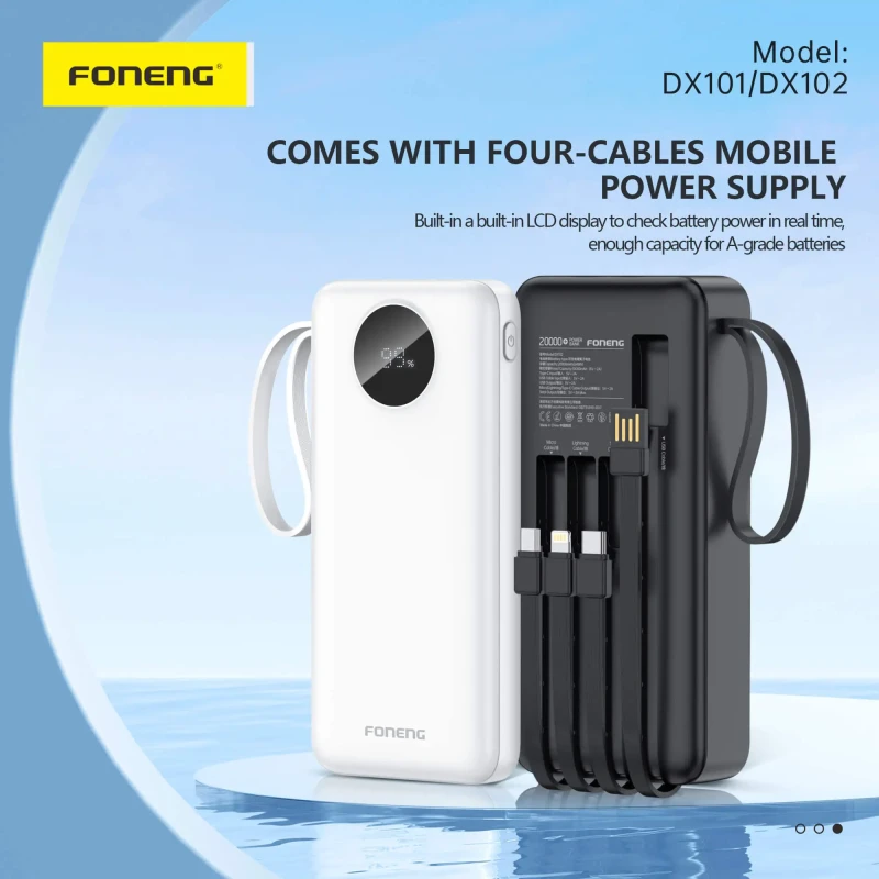 Large Capacity Power Bank Large Portable Power Bank Charger DX101-DX102