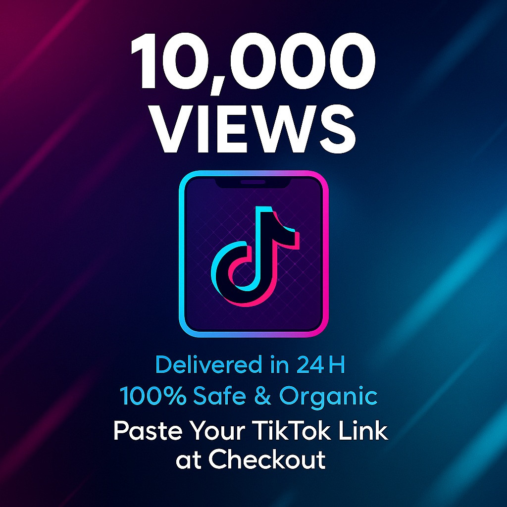 Tik--Tok Promotional Package – 10,000 Real Views | 24-Hour Delivery