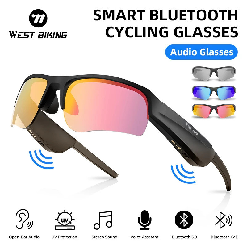 Smart Sports Sunglasses With Bluetooth – UV400 music Glasses