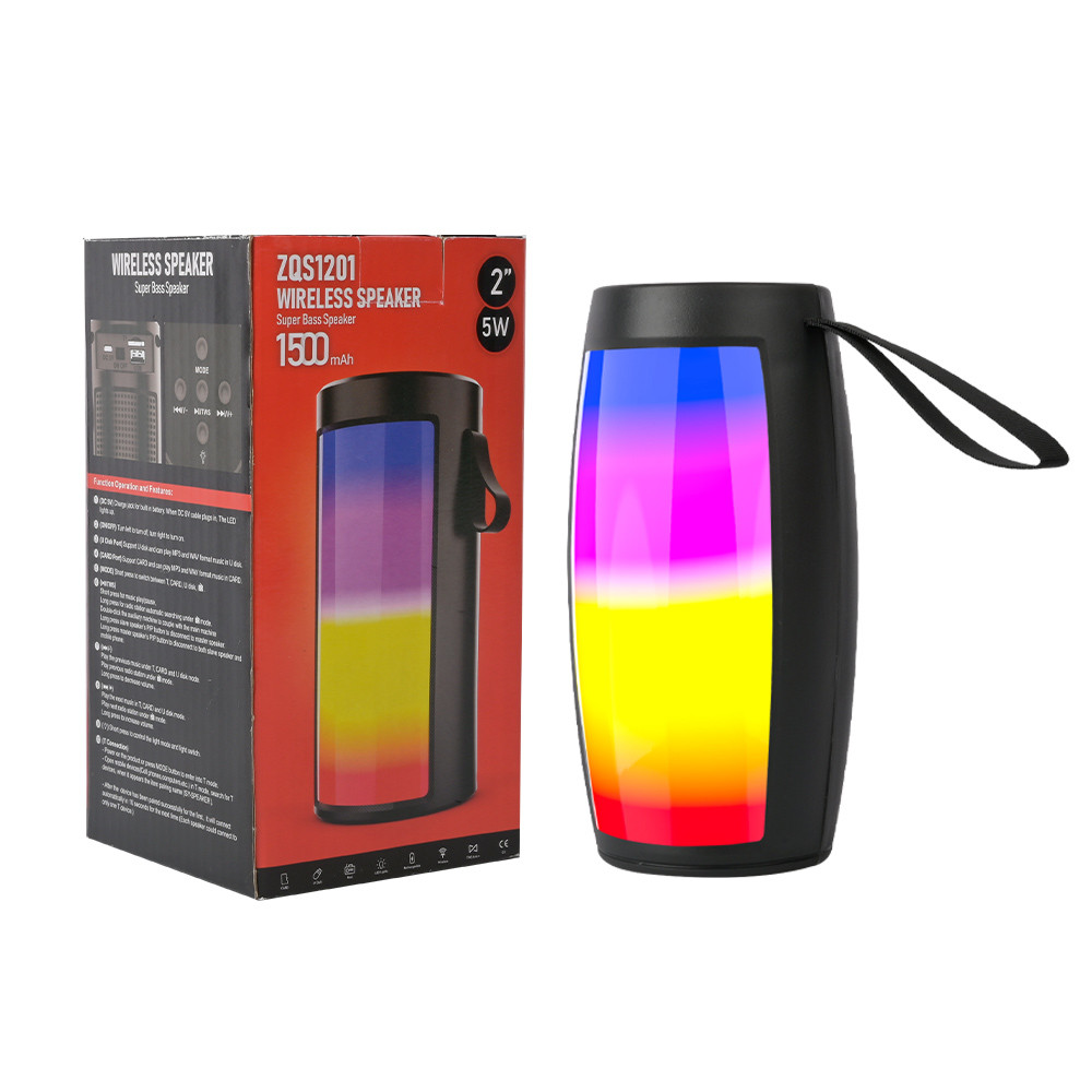 Bluetooth Speaker – Wireless, Rechargeable, 5W Super Bass, 1500mAh