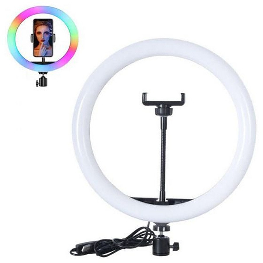 Multi Color Ring Light 33cm With Adjustable Stand Photography & Video Light