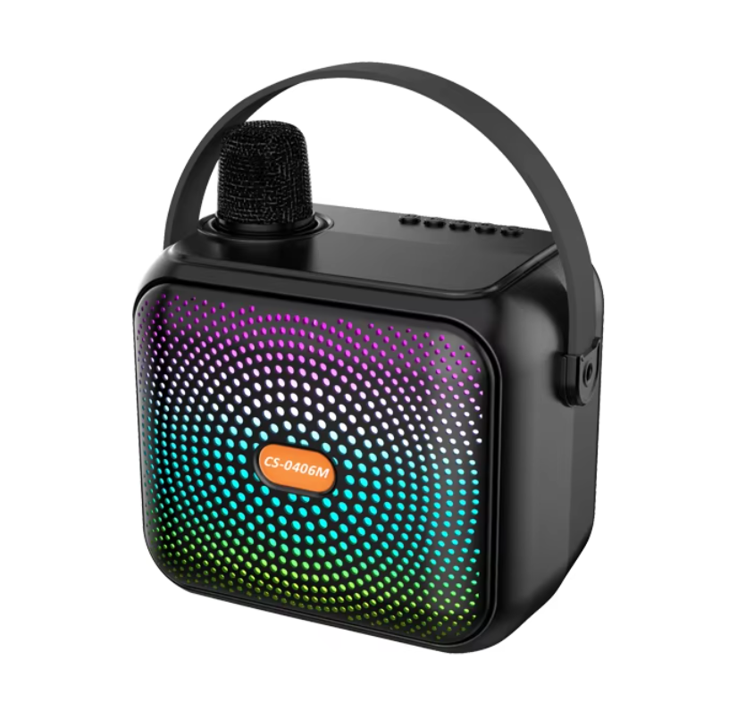 Portable Bluetooth Speaker With Microphone  – 5W Wireless Sound, RGB LED
