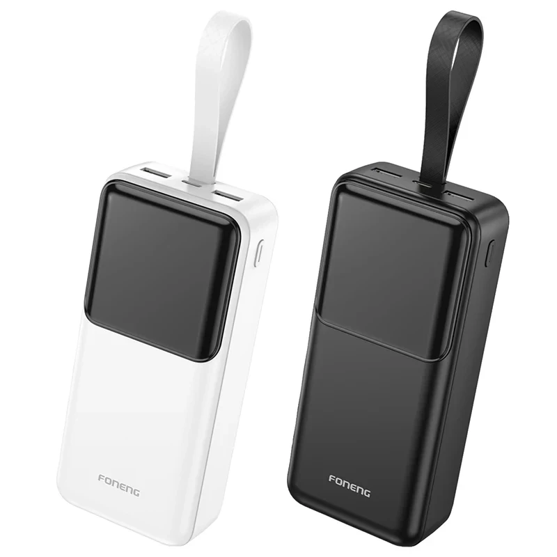 Foneng Hot Sale P63 30000mah Power Bank Dual Input And Dual Output Power Bank Carry Wholesale